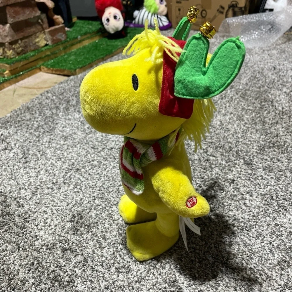2020 Peanuts Woodstock Shuffle Dancing Plush- NON WORKING- Song Plays See Note